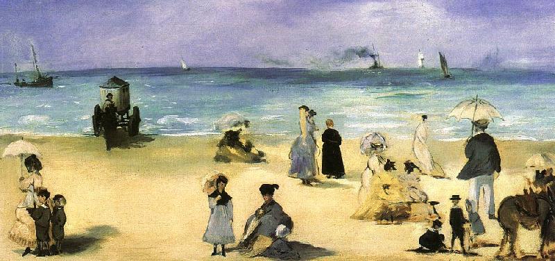  On the Beach at Boulogne